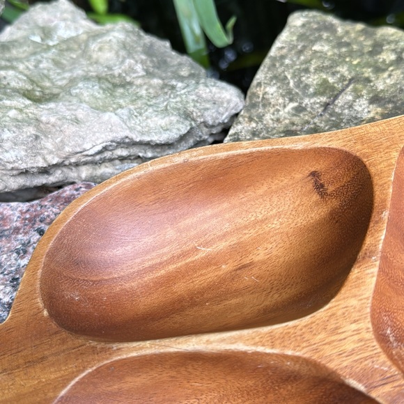 Vintage Carved “Monkey Pod Bowl” - Picture 4 of 14